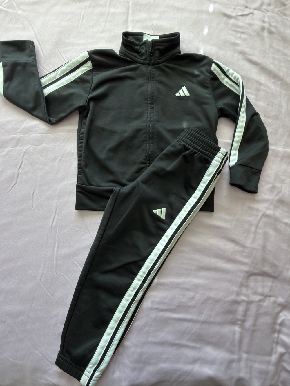 adidas Black Active Jacket and Pants Set